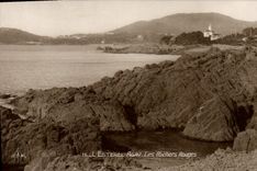 CPA L'Esterel Agav Les Rochers Rouges