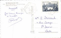 CPA Ile de Port Cros Vue panoramique prise du Fort du Moulin