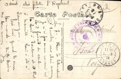 CPA St Raphael Grand Hotel Beau Rivage et Avenue du Touring