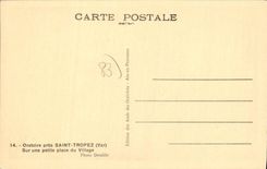 CPA Oratoire pres Saint Tropez sur une petite place du village