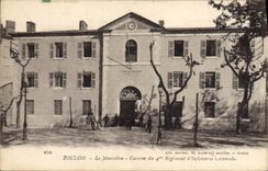 CPA Toulon le Mourillon Caserne du 4me Regiment d'Infanterie Colonial 