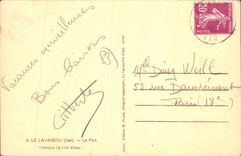 CPA Le Lavandou Var le port 