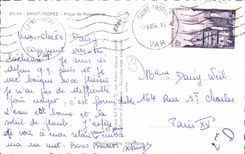 CPA Saint Tropez plage de Pampelonne