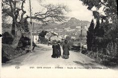 CPA Cote d'Azur Hyeres Route de l'Hermitage 