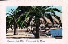 CPA la Cote d'Azur Sanary sur Mer Promenade les Baux 