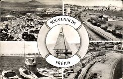 CPA La Cote d'Azur Divers aspects de Frejus var 