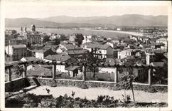 CPA St Raphael Var vue generale et Frejus Plage 