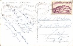 CPA Saint Raphael Var Le Boulevard Felix Martin