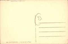 CPA Saint Raphael Un coin de la Plage