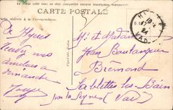 CPA Hyeres les Palmiers Avenue Beauregard et Grand Hotel des Palmiers