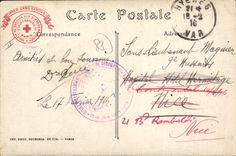 CPA Le Mont des Oiseaux pres Hyeres societe de Secours aux Blesses Militaires