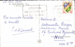 CPA Saint Raphael Var Boulouris 