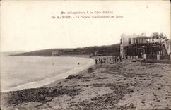 CPA En villegiature a la Core d'Azur Ste Maxime la Plage et Etablissement des Bains 