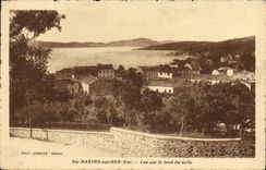 CPA Ste Maxime sur Mer Var Vue sur le fond du Golfe