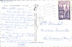 CPA Saint Raphael La Plage 