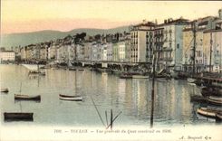 CPA Toulon Vue generale du Quai construit en 1606 