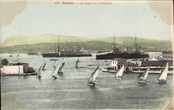 CPA Toulon La Rade et l'Escalier 