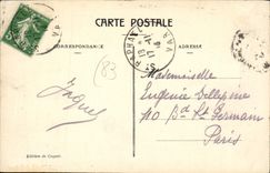 CPA Cote d'Azur Saint Raphael Plage du Corail Le Lion de Terre