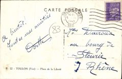CPA Toulon Var Place de la Liberte 