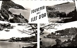 CPA Souvenir des Iles d'Or 