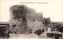 CPA Ile de Porquerolles Chateau Sainte Agathe 