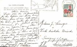 CPA La Cote d'Azur Le Lavandou Var Le Boulevard du Front de Mer