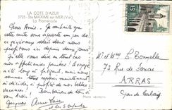 CPA La Cote d'Azur Ste Maxime sur Mer Var La Promenade