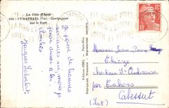 CPA La Cote d'Azur St Rapahel Var Contre jour sur le Port 