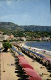 CPA La Cote des Maures Le Lavandou Var La Plage et l'Hotel Residence Beach 