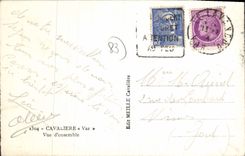 CPA Cavaliere Var Vue d'ensemble