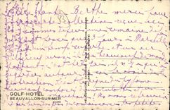 CPA Golf hotel Beauvallon sur Mer Var 