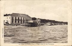 CPA La Plage d'Hyeres Var Plage Hotel et ses Terrasses 