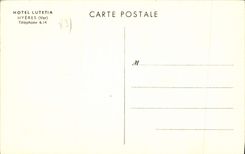 CPA Hyeres Var Hotel Lutetia 