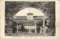 CPA Cloitre de Frejus Essai de Restauration M Henri Bret architecte 