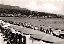 CPSM La Cote d'Azur Le Lavandou Var La Plage 