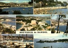 CPSM Lumiere et Beaute de la cote d'Azur Souvenir de Bandol 