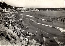 CPSM Cote d'Azur varoise Bandol Var La Plage Doree 