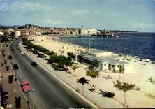 CPSM La Cote d'Azur French Riviera Frejus Plage et Daint Raphael Var 