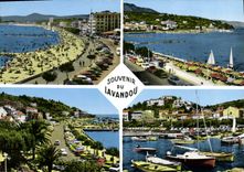 CPSM Souvenir du Lavandou 