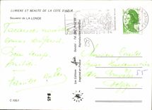 CPSM Lumiere et Beaute de la Cote d'Azur Souvenir La Londe