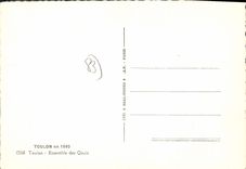 CPSM Toulon Ensemble des Quais 