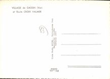 CPSM Village de Gassin Var et Route Croix Valmer 