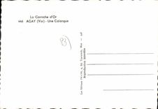 CPSM La Corniche d'Or Agay Var Une Calanque 