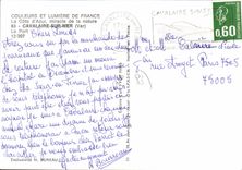 CPSM Couleurs et Lumiere de France La Cote d'Azur miracle de la nature Cavalaire sur Mer Var Le Port