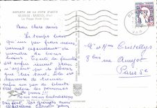 CPSM Reflets de la Cote d'Azur Bandol Var La Plage Rene Cros