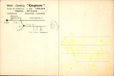 CPSM Frejus Route de Valescure Motel Camping Kangourou