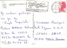 CPSM Bormes Les Mimosas Var Rue Carnot