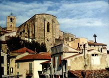 CPSM La Cote D'Azur Varoise Hyeres Les Palmiers Eglise St Paul 