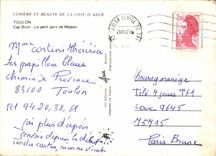 CPSM Toulon Cap Brun Le Petit Port de Mejean 