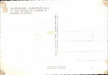 CPSM La Ste Baume Plan D'Aups Var Vue aerienne sur la Grotte et Chapelle du St Pilon 